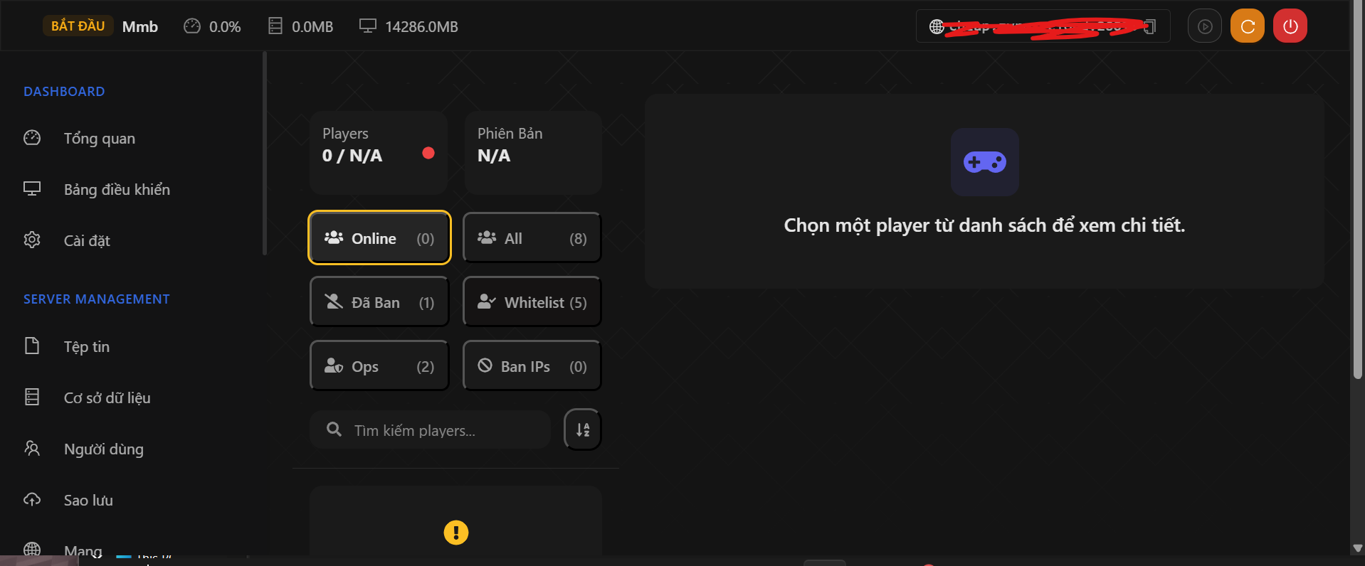 Quản lý người chơi